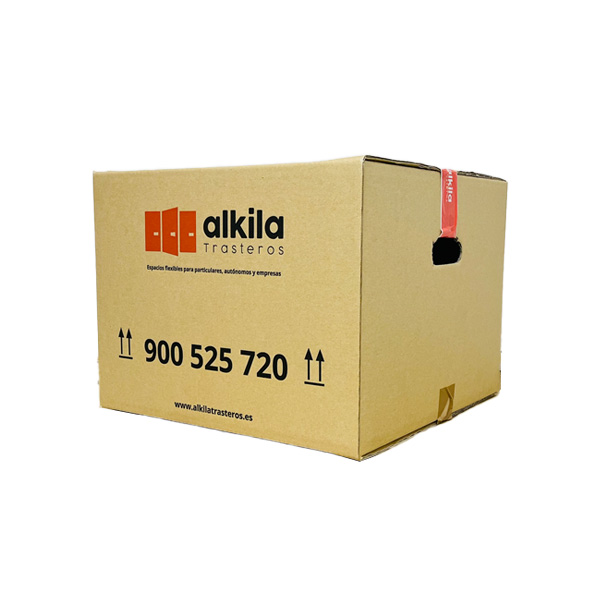 Caja de cartón pequeña 410X410X310 - Alkila Trasteros - Tenemos el Espacio  que necesitas desde 1 M2